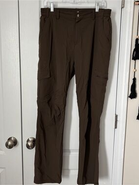 NONWE Women’s Cargo Pants - Forest Green - 32”